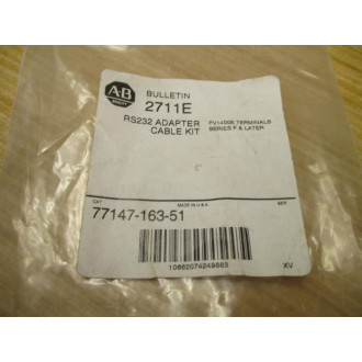 Allen Bradley 77147-163-51 RS232 Adapter Cable 2711-NC18