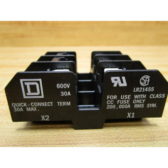Square D 9070FB-3B Fuse Block Assembly 9070FB3B