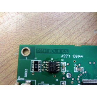 109346 Circuit Board Assy 109144 - Used