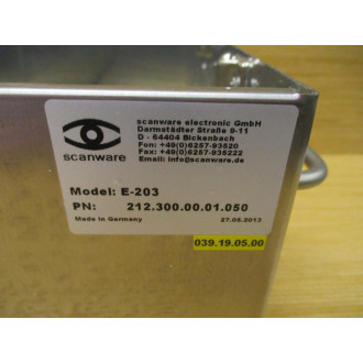 Scanware 212.300.00.01.050 Enclosure Drawer E-203 - New No Box