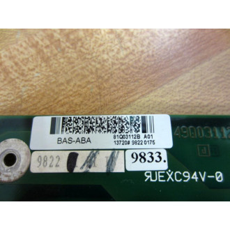 ABB 49Q03112AD Circuit Board  CAD703 BAS-ABA  81Q03112B - Used
