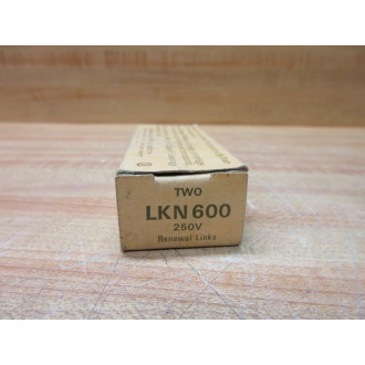Buss LKN-600 Bussmann Fuse Link Cross Ref 1DD86 (Pack of 2)