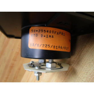 General Electric 50-055400FAFA1 Panel Meter RTG 0-1MA GE General Electric 50-055400FAFA1 Panel Meter RTG 0-1MA GE