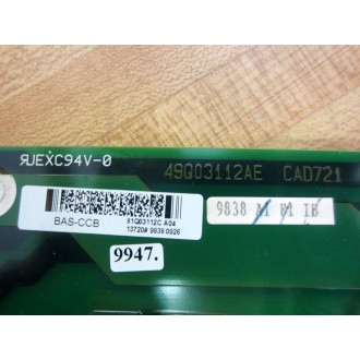 ABB 49Q03112AE Circuit Board CAD721 BAS-CCB 81Q03112C A04 - Used