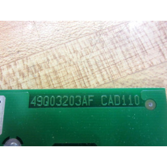 ABB 49Q03203AF BAS-DC0 Board CAD110  49Q03203AF 81Q03203K A04 - Used