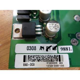 ABB 49Q03203AF BAS-DC0 Board CAD110  49Q03203AF 81Q03203K A04 - Used