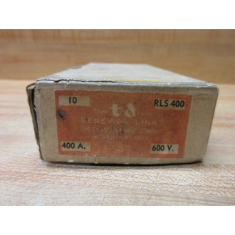 Gould Shawmut Ferraz RLS-400 Mersen Fuse Link RLS400 (Pack of 10)