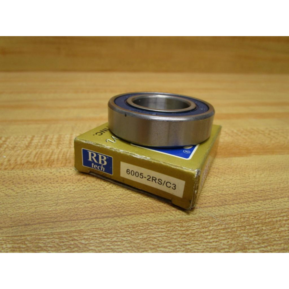 RB Tech 6005-2RSC3 RBI Ball Bearing 60052RSC3 (Pack of 2)