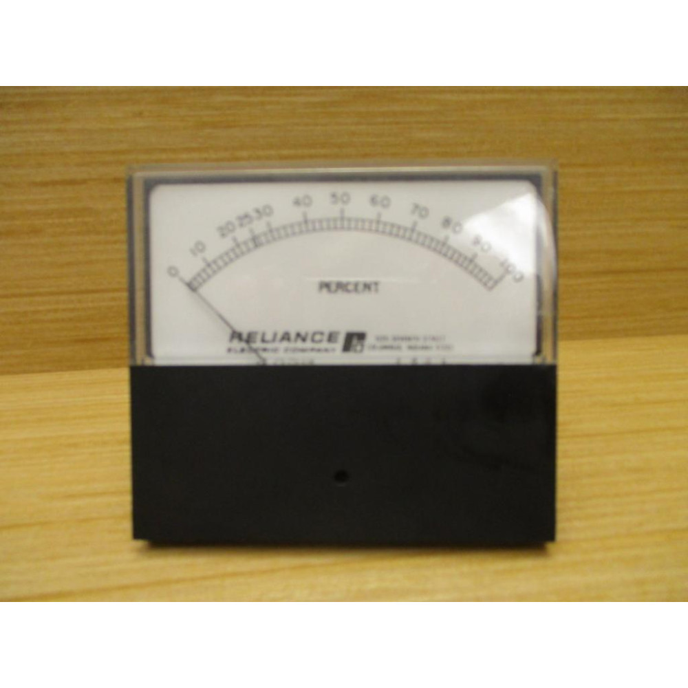 Reliance GE-17788 Panel Meter 0-100 RPM - New No Box Reliance GE-17788 Panel Meter 0-100 RPM - New No Box