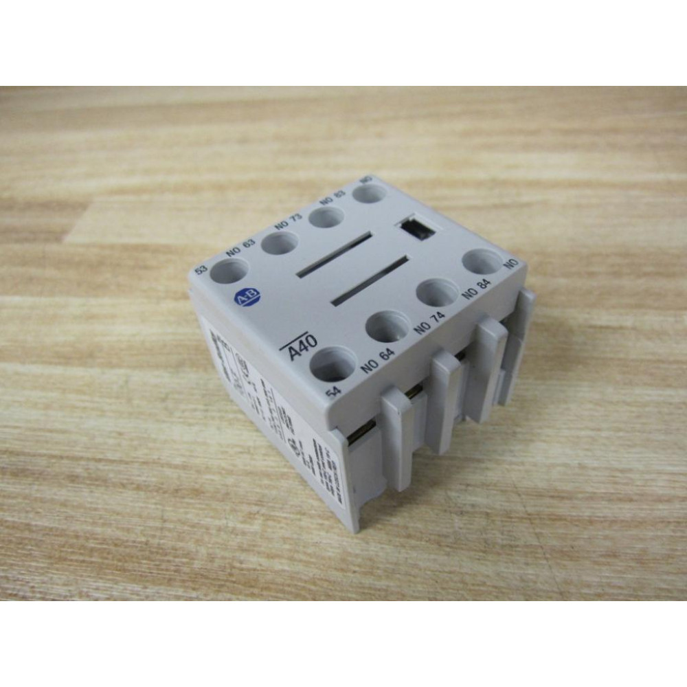 Allen Bradley 100-FA40 Contact Block 100FA40 Ser B - Used