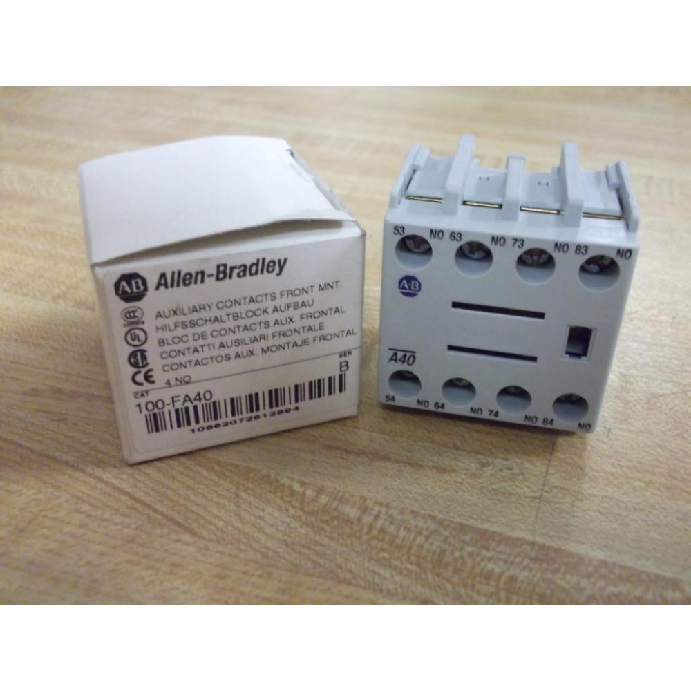 Allen Bradley 100-FA40 Contact Block 100FA40 Ser B