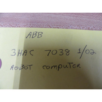 ABB 3HAC 7038 102 Robot Computer 3HAC7038102 - Used
