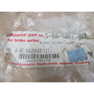 Stearns 5-66-5061-00 No.6 AC Solenoid Kit 566506100 WO Arm Lever - New No Box