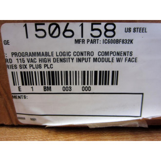 GEFanuc IC600BF832K H11A1 Input Module