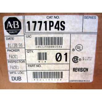 Allen Bradley 1771-P4S PLC5 PS Module1771P4S