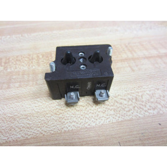 Cutler Hammer 10250T1 Contact Block 10250T91000T 2 N.C. - Used