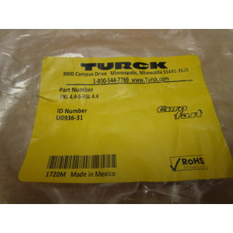 Turck RKL 4.4-5-RSL4.4 Cord Set U0936-31
