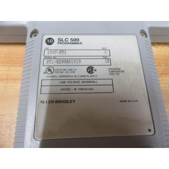 Allen Bradley 1747-PT1 SLC 500 Programmer 1747PT1 W Board, WO Cover - Used