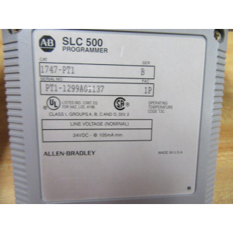 Allen Bradley 1747-PT1 SLC 500 Programmer 1747PT1 W 40847-179-03A Board - Used