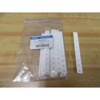 Eaton XBMZB10V1 Terminal Marker Tags XBMZB10V1 (Pack of 10)