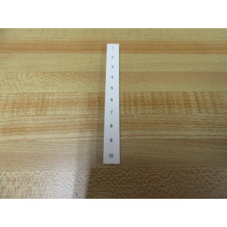 Eaton XBMZB10V1 Terminal Marker Tags XBMZB10V1 (Pack of 10)