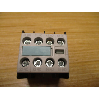 Siemens 3RH1911-1HA22 Auxiliary Switch Block 3RH19111HA22 - New No Box