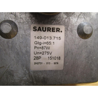Saurer 149-013.715 Gearbox Enclosure 149013715 - Used