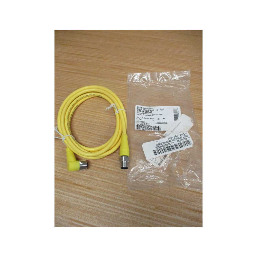 Brad Harrison 884031D01M0208 Woodhead Micro-Change Cordset 1200660541