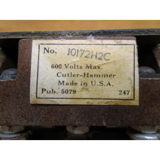 Cutler Hammer 10172H2C Reset Switch - Used