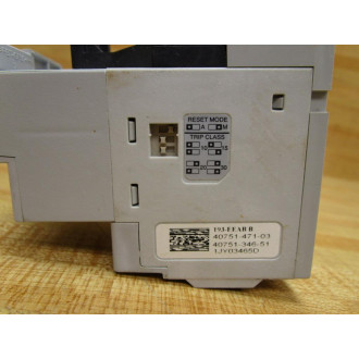 Allen Bradley 193-EEAB Overload Relay 193EEAB Missing Blue Button - Used