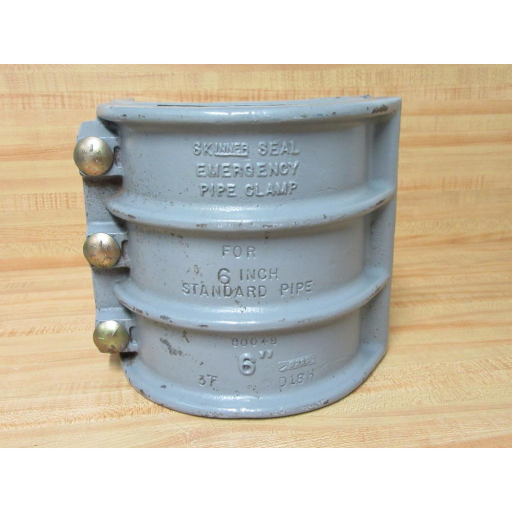 Skinner Seal E6B Pipe Clamp 6" P18H 80049 - New No Box