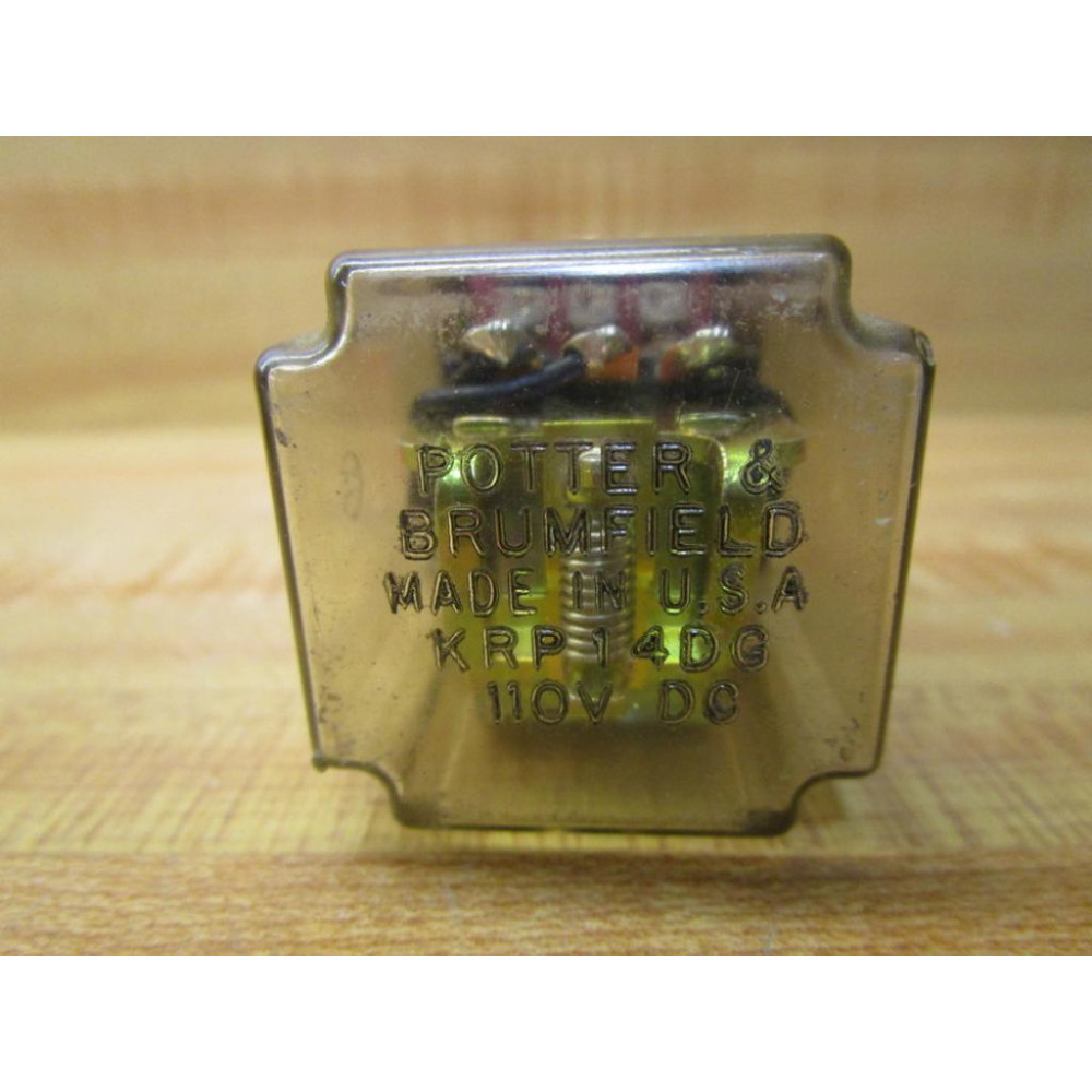 Potter & Brumfield KRP-14DG-110V Relay KRP-14DG-110 (Pack of 3) - Used