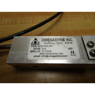 Omegadyne LC509-005 Compression Load Cell LC509005 - Used