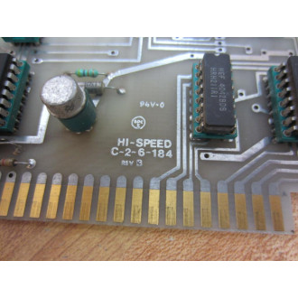 Hi-Speed C-2-6-184 Count Logic Board C26184 - Used