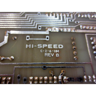 Hi-Speed C-2-6-184 Count Logic Board C26184 - Used