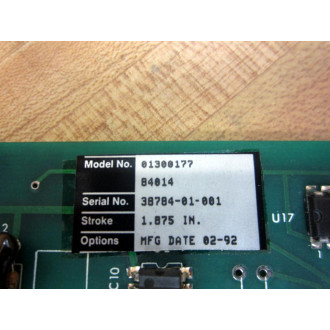 600080 Circuit Board 01300177  1.875" Stroke - Used