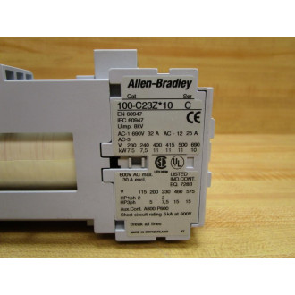 Allen Bradley 100-C23Z*10 Contactor 100C23Z10 - New No Box