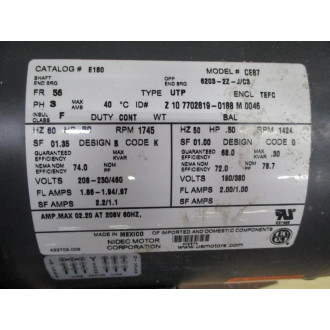 Browning E180 Motor CE87 Repaired Crack - New No Box