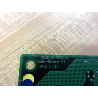 Cutler Hammer 42-16111 Eaton Circuit Board CCAB 40-16101-01 W6 Screw TRM - Used