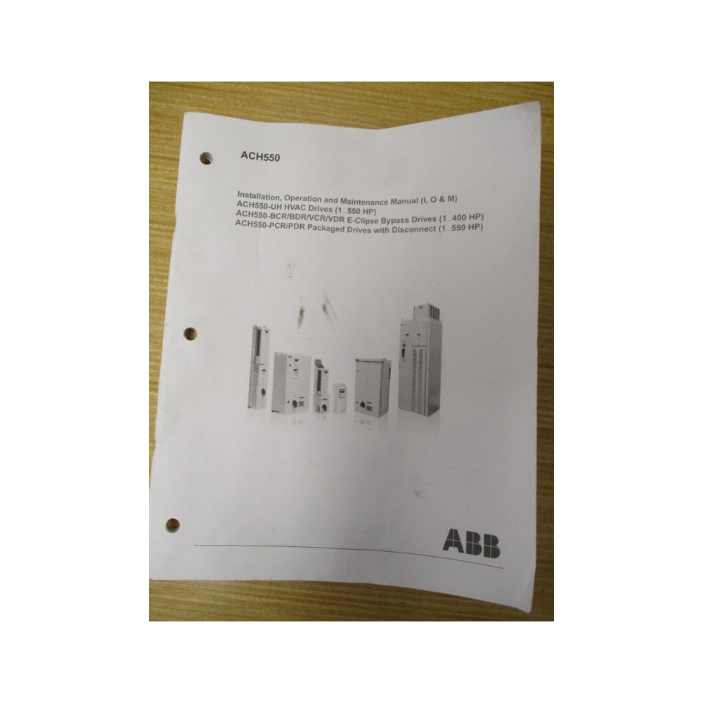 ABB ACH550 Manual - Used