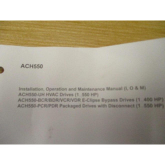 ABB ACH550 Manual - Used