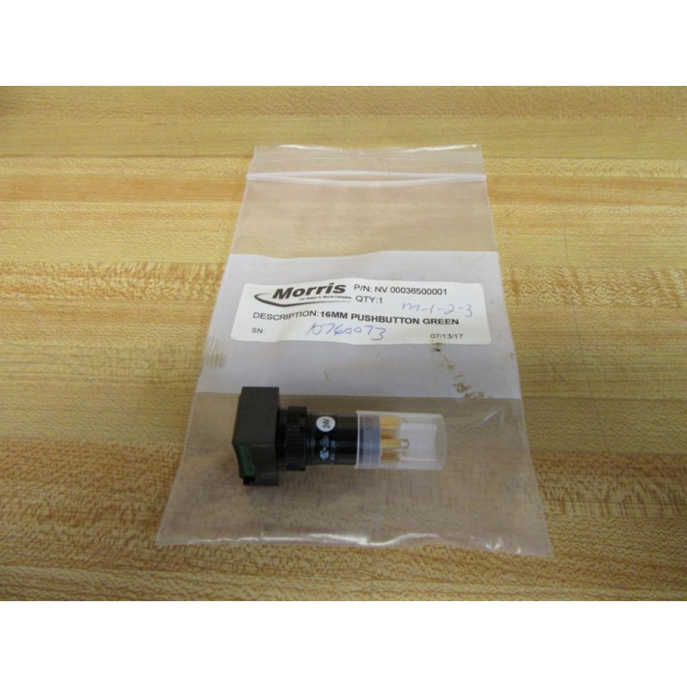 DECA P16LMT2-1AB Push Button P16LMT21AB Green DECA P16LMT2-1AB Push Button P16LMT21AB Green