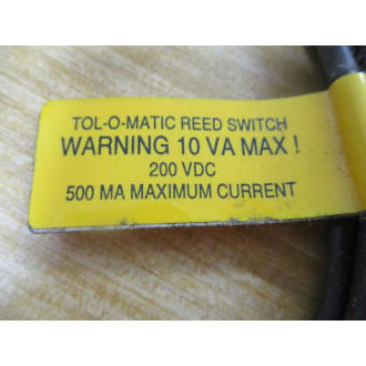 Tol-O-Matic 4510-9005 Reed Switch 1005.00156.001 - New No Box