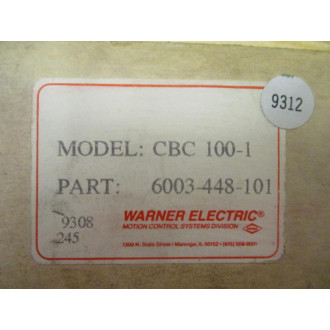 Warner Electric CBC-100-1 Clutch Brake Control CBC1001