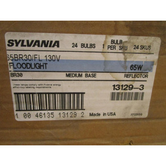 Sylvania 65BR30FL 130V Flood Light 65BR30FL130V (Pack of 24)