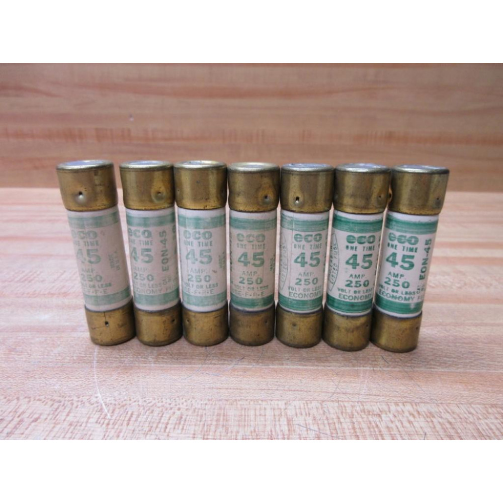 Economy Fuse EON-45 Econ Fuse EON45 (Pack of 7) - New No Box