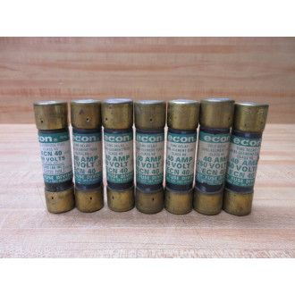 Economy Fuse ECN-40 Econ Fuse ECN40 (Pack of 7) - New No Box