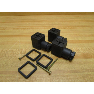 Rexroth 12 B GDM Cable Socket 12BGDM Valve Connector (Pack of 3) - New No Box