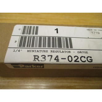 Watts Parker R374-02CG Miniature Regulator R37402CG WO Threaded Plug