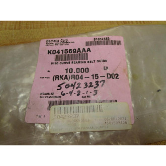 Dematic K041569AAA Curve Bearing Belt Guide (Pack of 10)